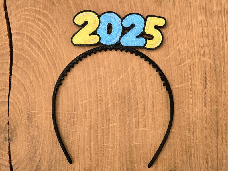 New Year 2025 hairband