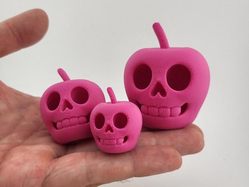 Halloween Skull Apples – Cute NO SUPPORT Mini Set