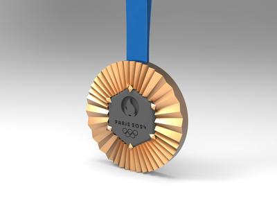 2024 Paris Olympic Games Gold Medal巴黎奥运会金牌