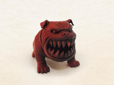 Hellhound of the Shadow World Bulldog Mastiff