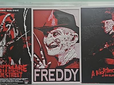 Freddy Krueger Movie Poster Hueforge 