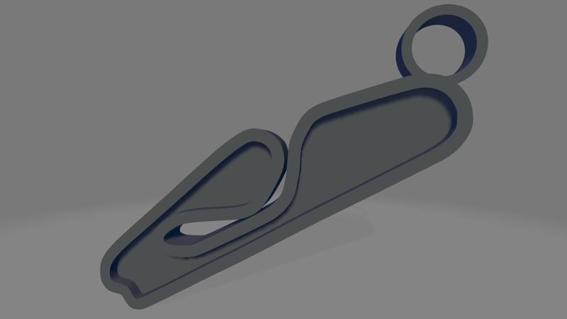 Autódromo Internacional de Curitiba Keychain