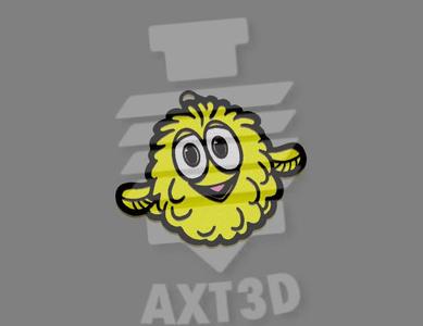 Zenon's Farm Chicken Key Chain