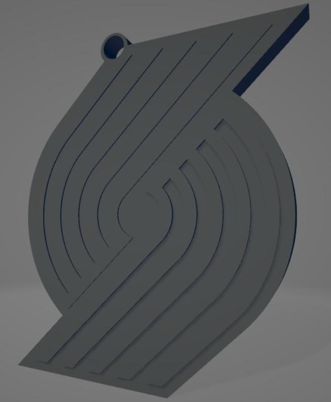 Portland Trailblazers keychain