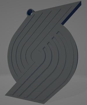 Portland Trailblazers keychain