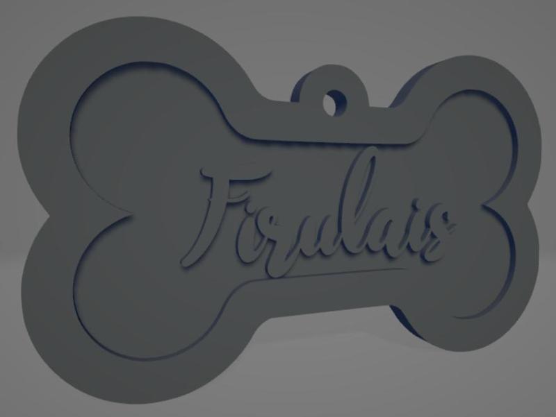 Bicolor Dog Collar "Firulais" - Collar bicolor para perro "Firulais"