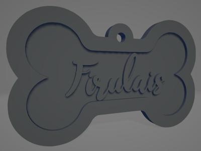 Bicolor Dog Collar "Firulais" - Collar bicolor para perro "Firulais"