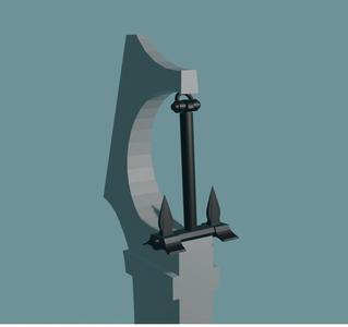 Szczecin Anchor Monument - Polish point of interest