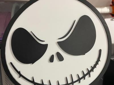 jack skellington face decor or cake topper