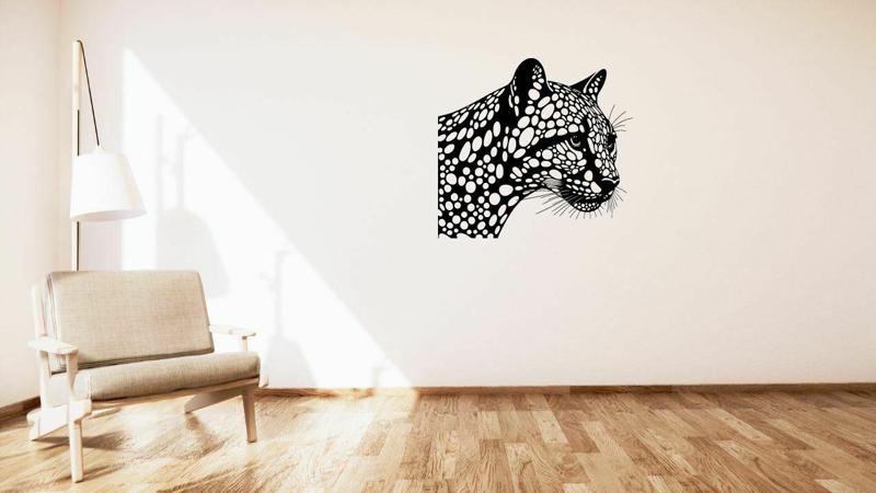 Ocelot voronoi wall decoration