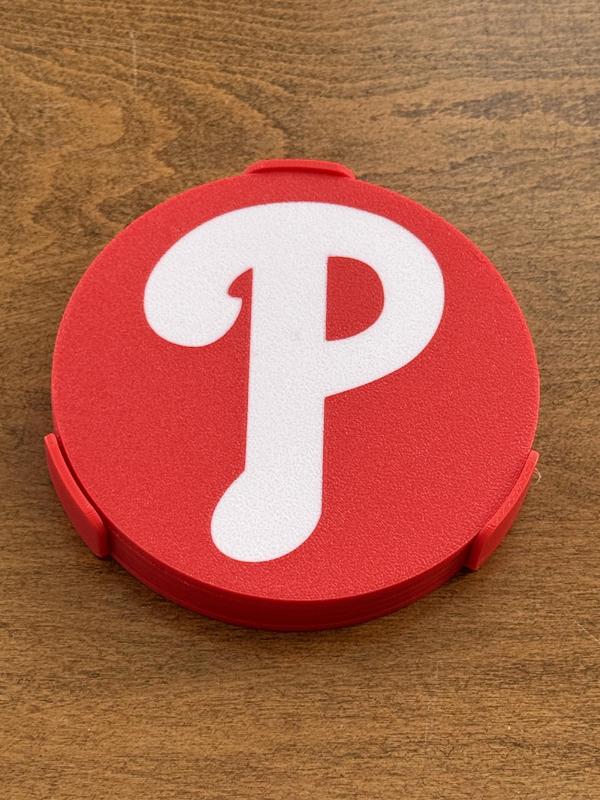 MLB - PHI Coaster and Holder Set