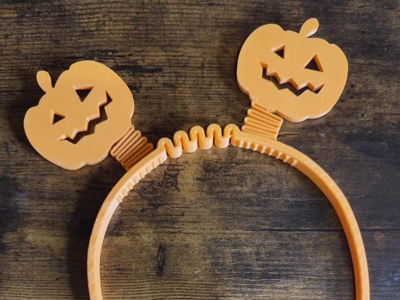 Halloween Pumpkins Wobble Headband