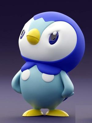 Suporte Alexa Echo Dot 4a e 5a Geração Piplup GRUMPY Pokemon
