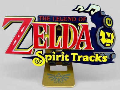 ZELDA: Spirit Tracks Logo Display Stand