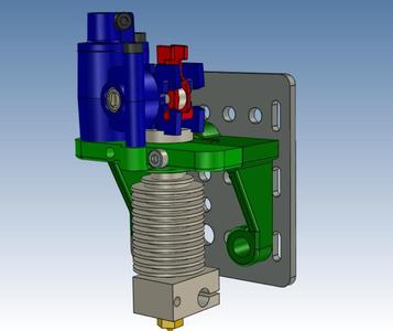 Adapter to mount the Nimble V1 on a OpenBuilds Gantry plate