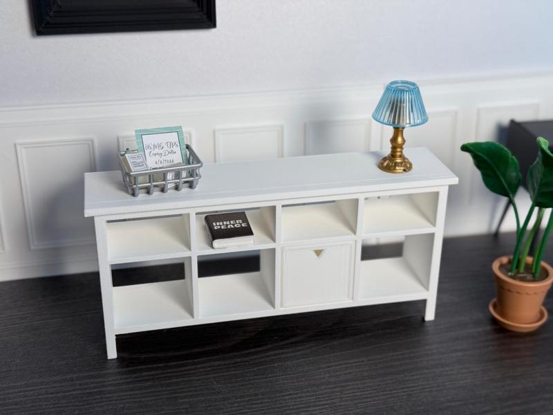 Miniature IKEA  Hemnes-Style Console Table 