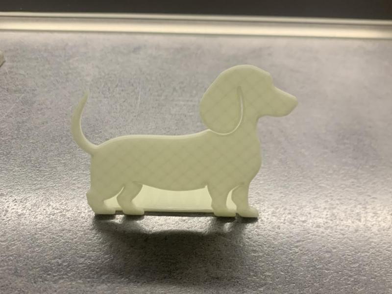 Dachshund table decor