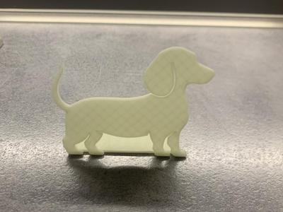 Dachshund table decor
