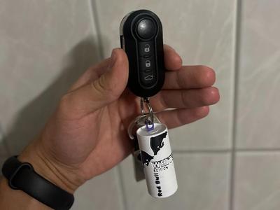 RedBull Keychain White Edition