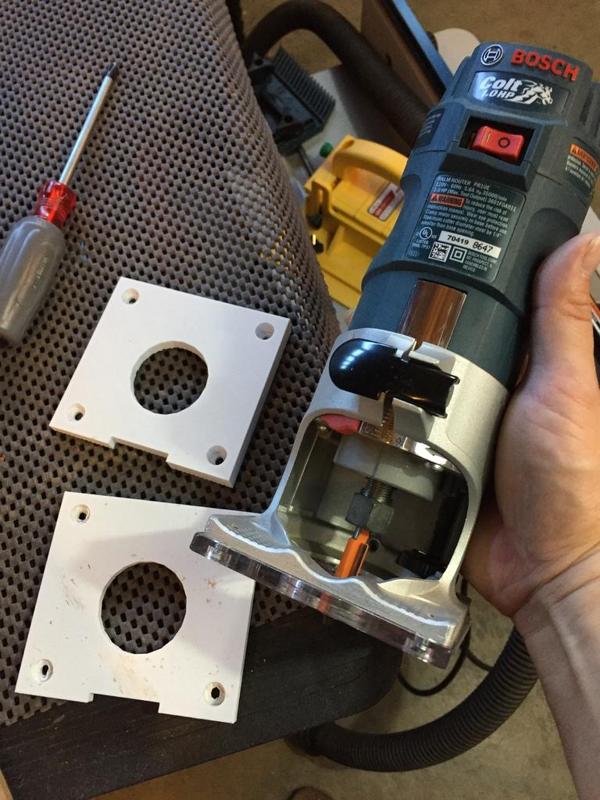 Bosch COLT Palm Router Wedge For DYI Acoustic Guitar Building