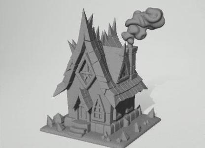 Haunted Halloween House – Spooky 3D Printable