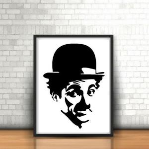 Charlie Chaplin Wall Sculpture 2D