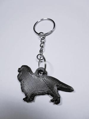 Cavalier King Charles Spaniel keychain