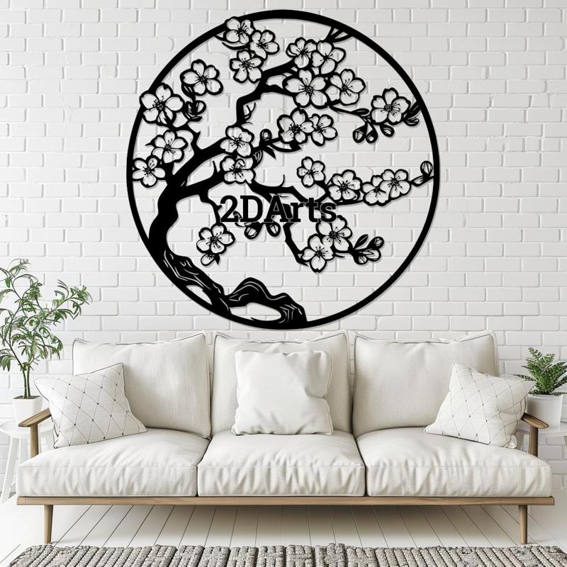 Cherry Blossom Tree 2D Wall Art/Window Art