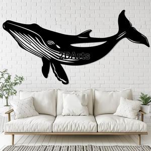 Blue Whale 2D Wall Art/Window Art