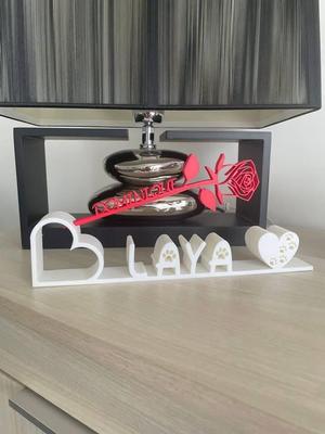 decoration with rose