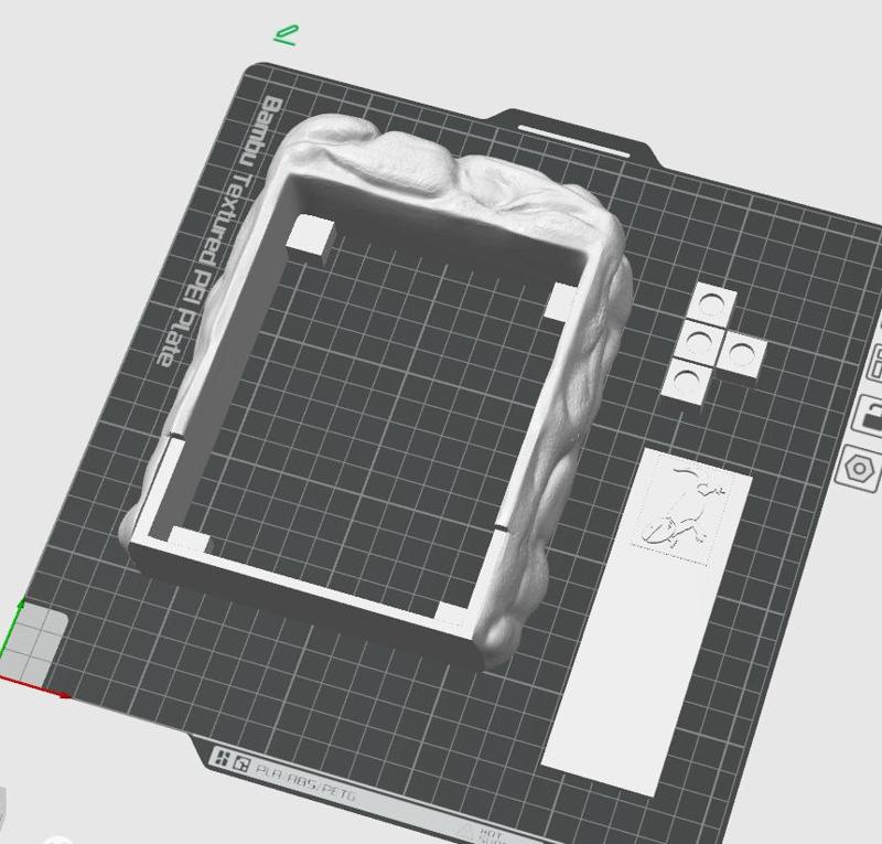 Terrarium Feeder – Natural Stone Style with Magnet Mounting