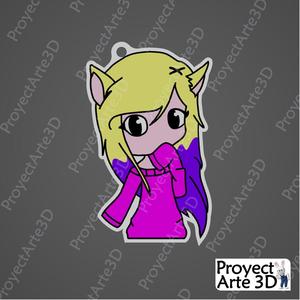 Multicolor keychain - Lyna