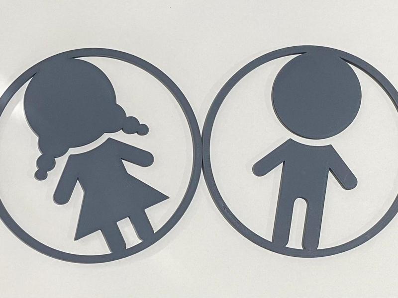 Changing Room/Bathroom Sign Boys&Girls