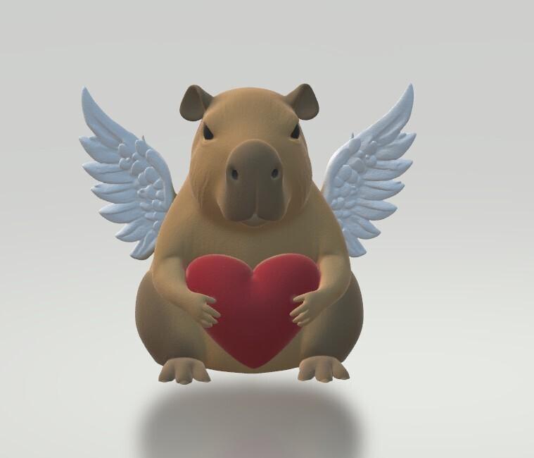 CAPIBARA SAN VALENTIN AMOR / CAPYBARA VALENTINE'S DAY LOVE