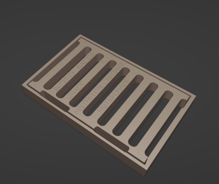 British DRAINAGE GRATE