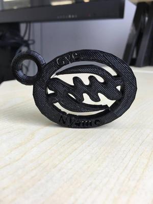 Gye Nyame Keychain by Melanie