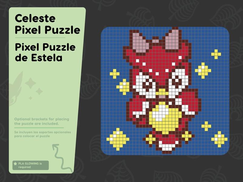 Celeste Pixel Puzzle (Animal Crossing)