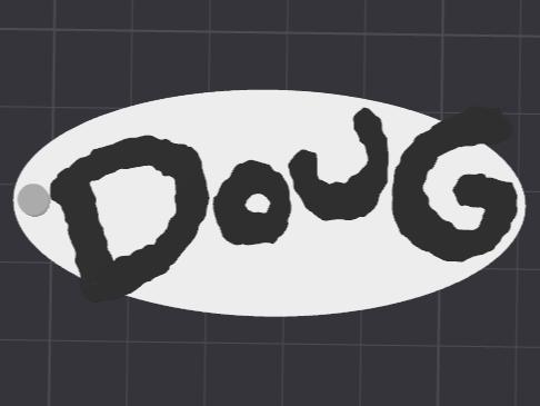 Doug Logo Keychain
