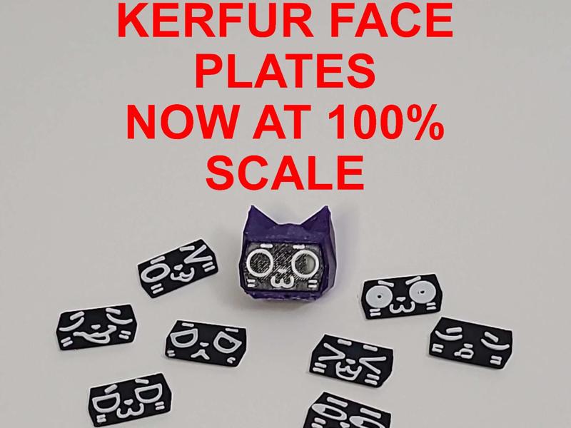 Kerfur Dummy 13 Face Plates 100% Scale