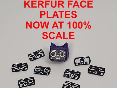 Kerfur Dummy 13 Face Plates 100% Scale