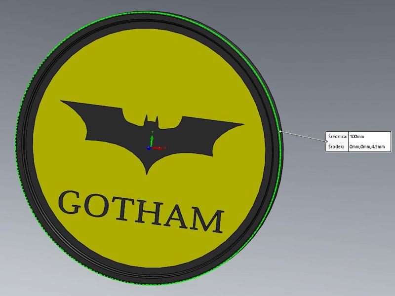 Cup Coaster - Batman/Gotham