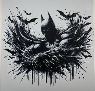 Batman Splash Art Hueforge