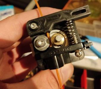Creality ender 3 extruder part filament holdfast
