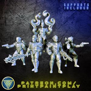 Space Drow Death Squad Set