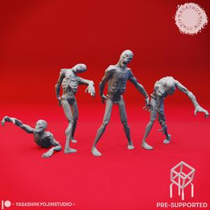Zombies - Tabletop Miniature (Pre-Supported)