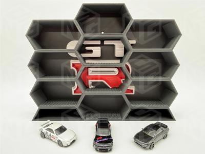 Nissan GTR Themed Display for 1:64 Diecast Cars