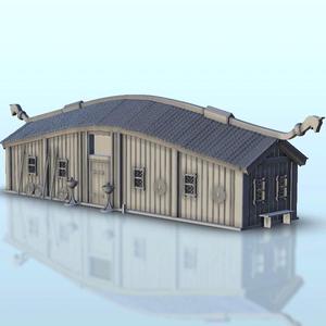Viking shack - SAGA Flames of war Bolt Action Medieval Age of Sigmar Warhammer