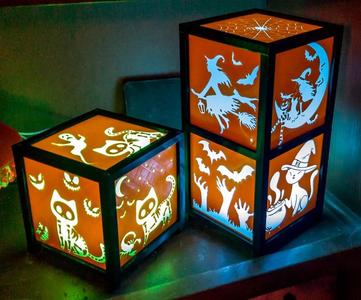 Seasonal Lantern with Interchangeable Panels