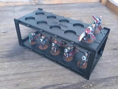 28mm miniatures  transport tray.