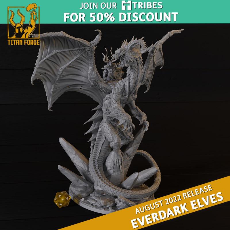 Everdark Elves Black Dragon